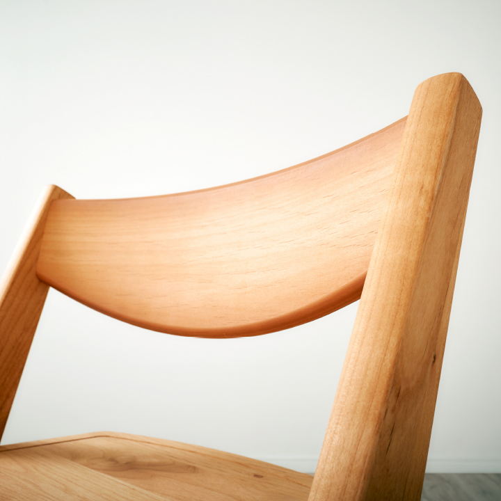 国産 学習チェア DUCK Chair(ダックチェア) No.2 板座 完成品 堀田木工