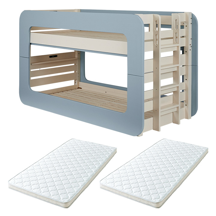 マットレスセット 特許構造 二段ベッド Colony(コロニー) 5色対応の 